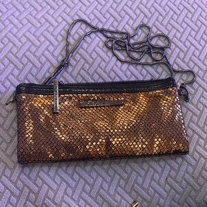 BCBG Brass and Black Women's Clutch